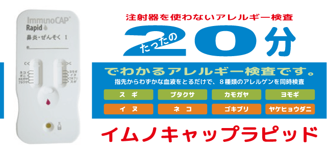 アレルギー検査-イムノキャップラピッドのイメージ図